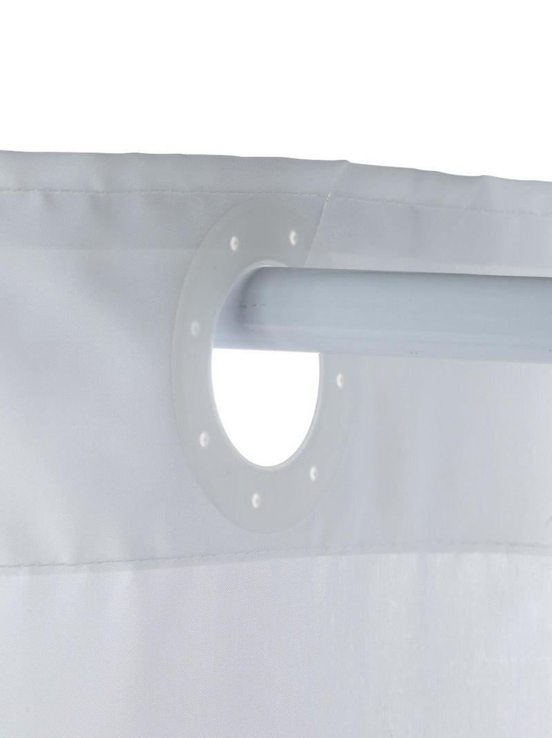 Guy Levasseur - Rideau de douche imprimé étoile en polyester Blanc - Kiabi