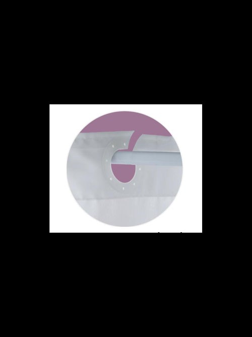 Guy Levasseur - Rideau de douche imprimé étoile en polyester - Kiabi