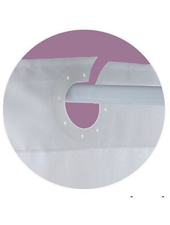 Guy Levasseur - Rideau de douche imprimé pompons en polyester