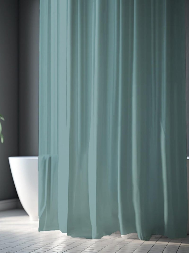 Guy Levasseur - Rideau de douche uni en polyester Bleu - Kiabi