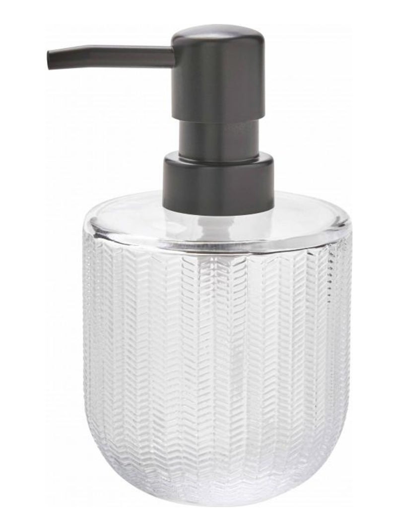 Guy Levasseur - Set de salle de bain 9x9x14cm 2 pièces en verre transparent Transparent - Kiabi