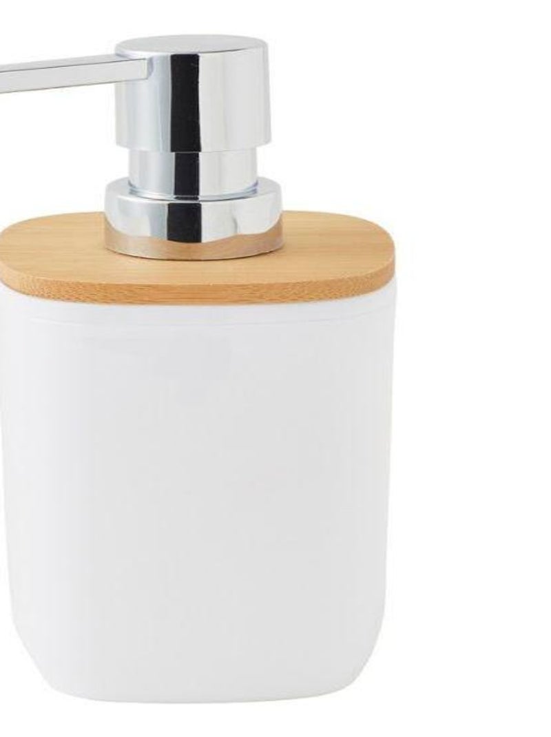 Guy Levasseur - Set salle de bain 3 pièces uni en bambou blanc Blanc - Kiabi