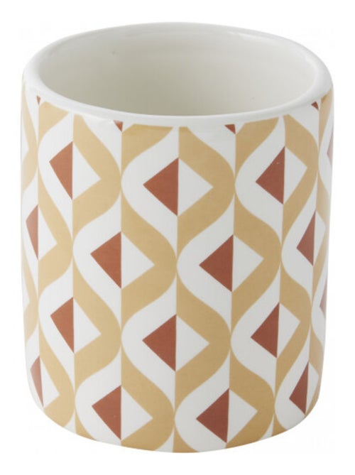 Guy Levasseur - Set salle de bain 4 pièces céramique marron - Kiabi