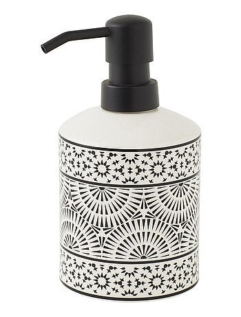 Guy Levasseur - Set salle de bain à motifs 3 pièces porcelaine blanc