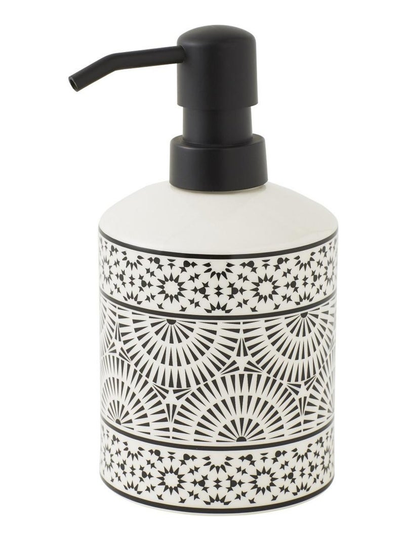 Guy Levasseur - Set salle de bain à motifs 3 pièces porcelaine blanc Blanc - Kiabi