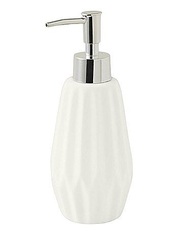 Guy Levasseur - Set salle de bain à relief 3 pièces céramique blanc