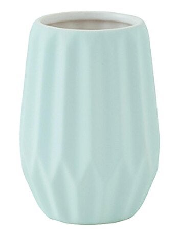 Guy Levasseur - Set salle de bain à relief 3 pièces céramique bleu