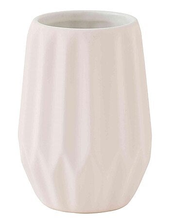 Guy Levasseur - Set salle de bain à relief 3 pièces céramique rose poudré