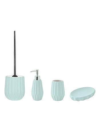 Guy Levasseur - Set salle de bain à relief 4 pièces céramique #004ef1