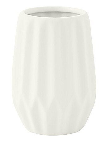 Guy Levasseur - Set salle de bain à relief 4 pièces céramique blanc