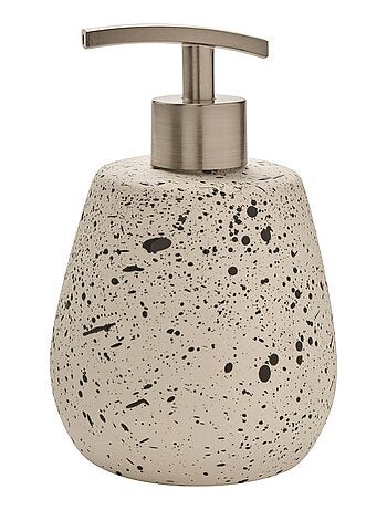 Guy Levasseur - Set salle de bain céramique moucheté 4 pièces blanc