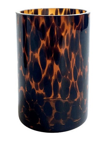 Guy Levasseur - Set salle de bain léopard 2 pièces porte-savon marron