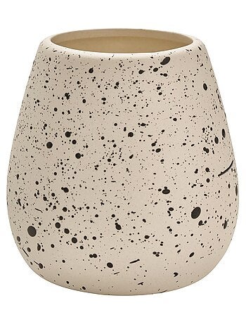 Guy Levasseur - Set salle de bain moucheté 4 pièces céramique blanc