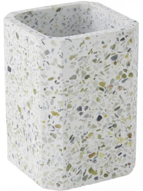 Guy Levasseur - Set salle de bain terrazzo 2 pièces distributeur vert - Kiabi Guy Levasseur - Set salle de bain terrazzo 2 pièces distributeur vert - Kiabi
