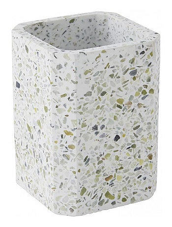 Guy Levasseur - Set salle de bain terrazzo 2 pièces porte-savon vert