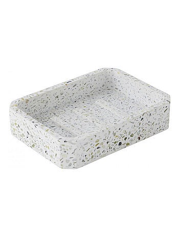 Guy Levasseur - Set salle de bain terrazzo 2 pièces porte-savon vert