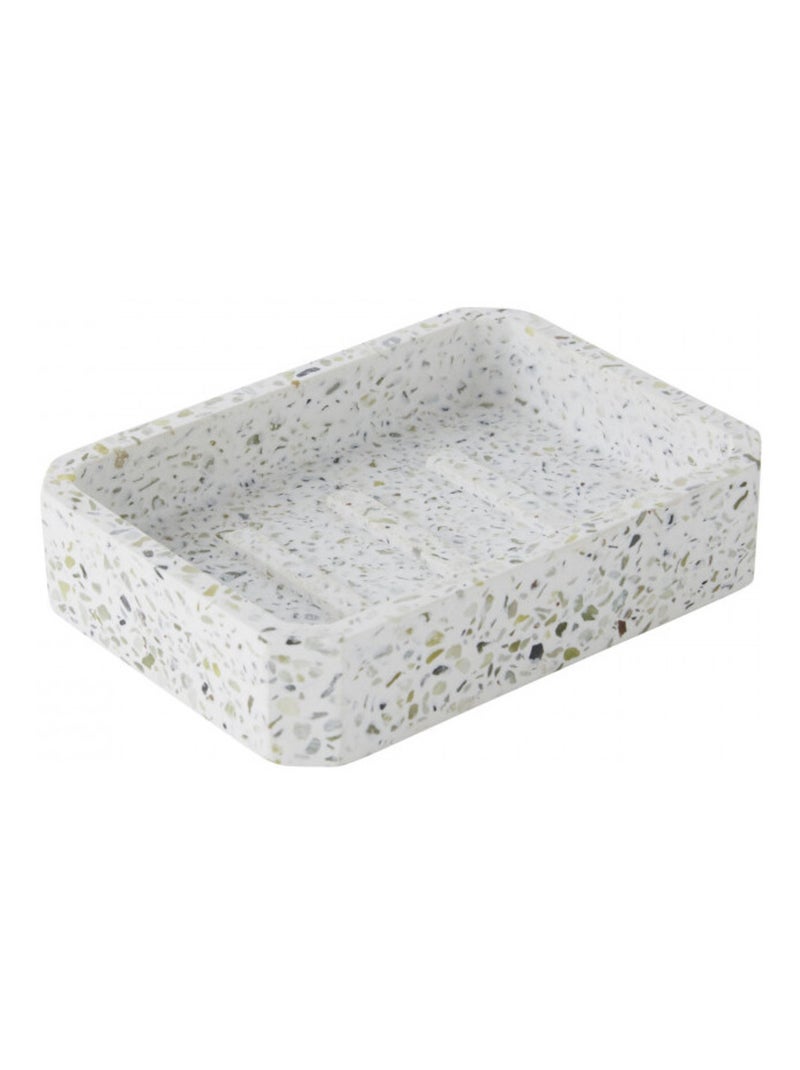 Guy Levasseur - Set salle de bain terrazzo 2 pièces porte-savon vert Vert - Kiabi