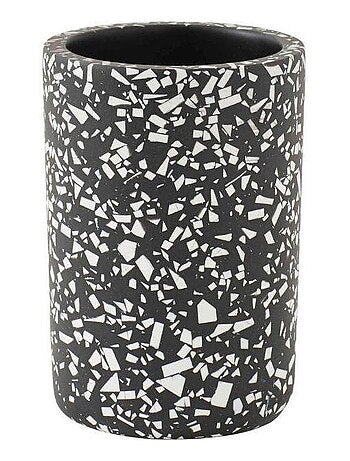 Guy Levasseur - Set salle de bain terrazzo 3 pièces polyrésine noir