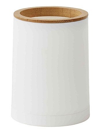 Guy Levasseur - Set salle de bain uni 3 pièces en bambou blanc