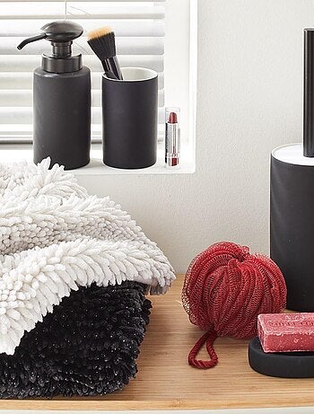 Guy Levasseur - Set salle de bain uni 4 pièces céramique noir