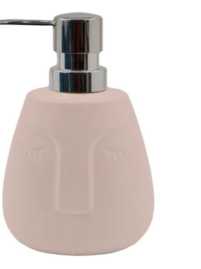 Guy Levasseur - Set salle de bain visage 3 pièces céramique rose Rose - Kiabi