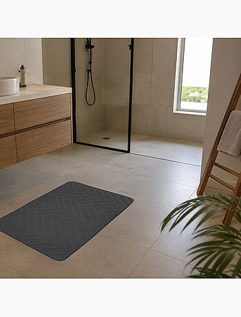 Guy Levasseur - Tapis de bain à Mémoire de Forme - Chevron