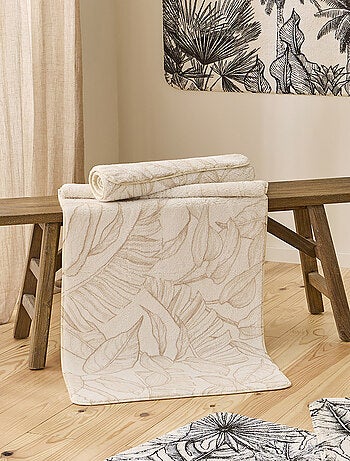 Guy Levasseur - Tapis de bain antidérapant fantaisie tropical