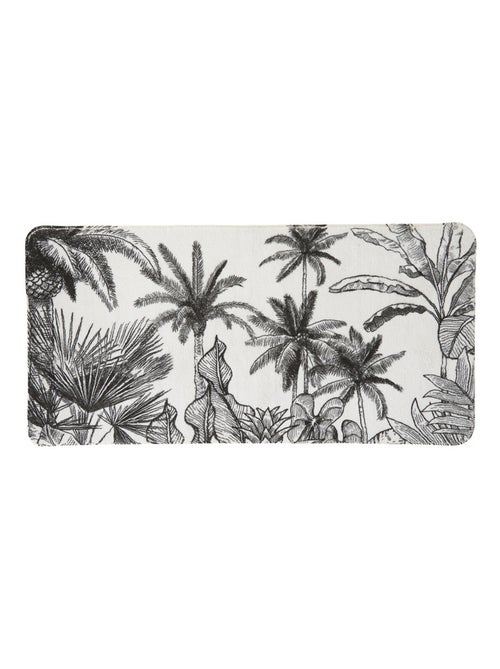 Guy Levasseur - Tapis de bain antidérapant imprimé tropical - Kiabi