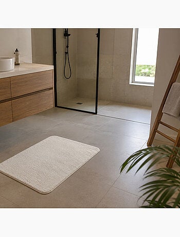 Guy Levasseur - Tapis de bain bouclette mémoire de forme