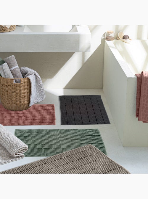 Guy Levasseur - Tapis de bain chenille 50x70 uni - Kiabi