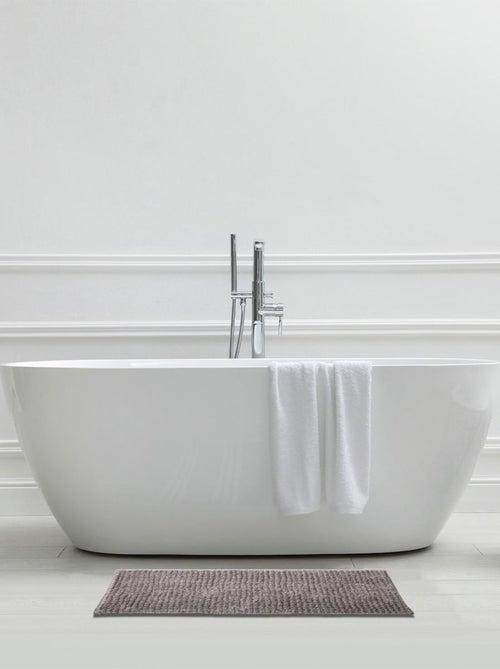 Guy Levasseur - Tapis de bain chenille 50x80 en polyester uni - Kiabi