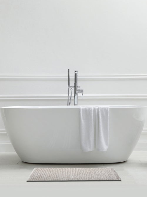 Guy Levasseur - Tapis de bain chenille 50x80 en polyester uni - Kiabi