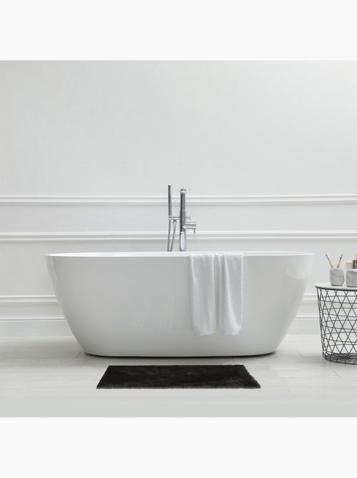 Guy levasseur - tapis de bain chenille fil argenté antidérapant moelleux - Kiabi Guy levasseur - tapis de bain chenille fil argenté antidérapant moelleux - Kiabi