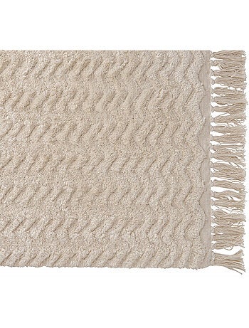 Guy Levasseur - Tapis de bain déco à franges en coton