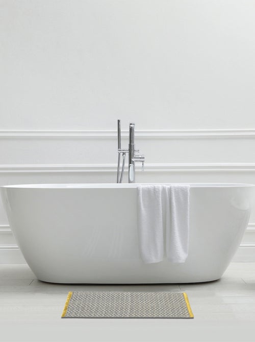Guy Levasseur - Tapis de bain déco à losanges - Kiabi