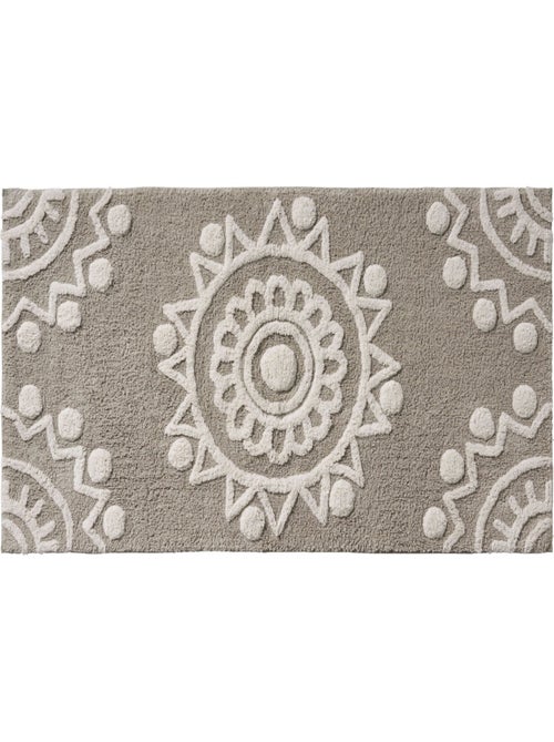 Guy Levasseur - Tapis de bain déco à motif embossés - Kiabi