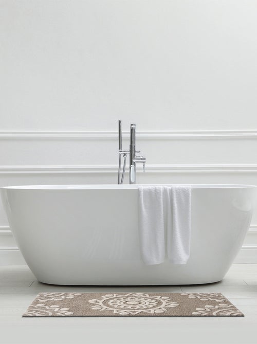 Guy Levasseur - Tapis de bain déco à motif embossés - Kiabi
