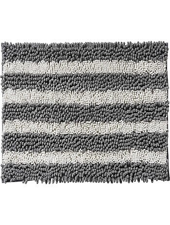 Guy Levasseur - Tapis de bain déco à rayures en polyester