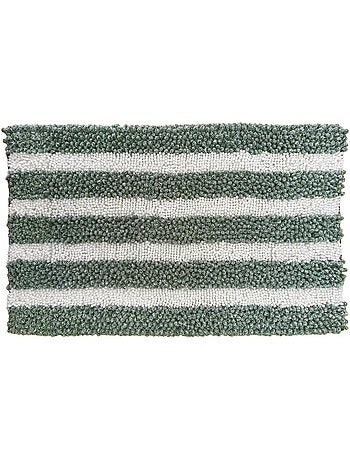 Guy Levasseur - Tapis de bain déco à rayures en polyester