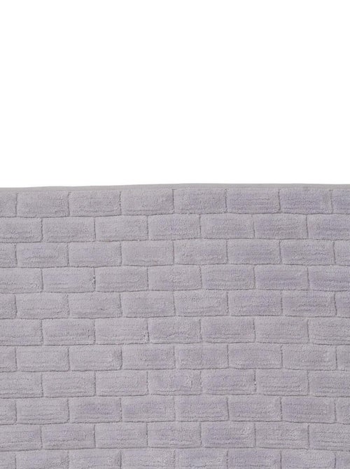 Guy Levasseur - Tapis de bain déco brique en coton - Kiabi