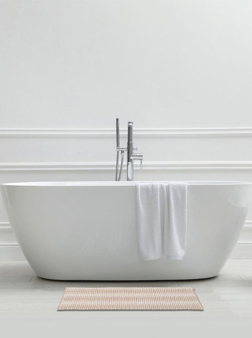 Guy Levasseur - Tapis de bain déco effet maille - Kiabi
