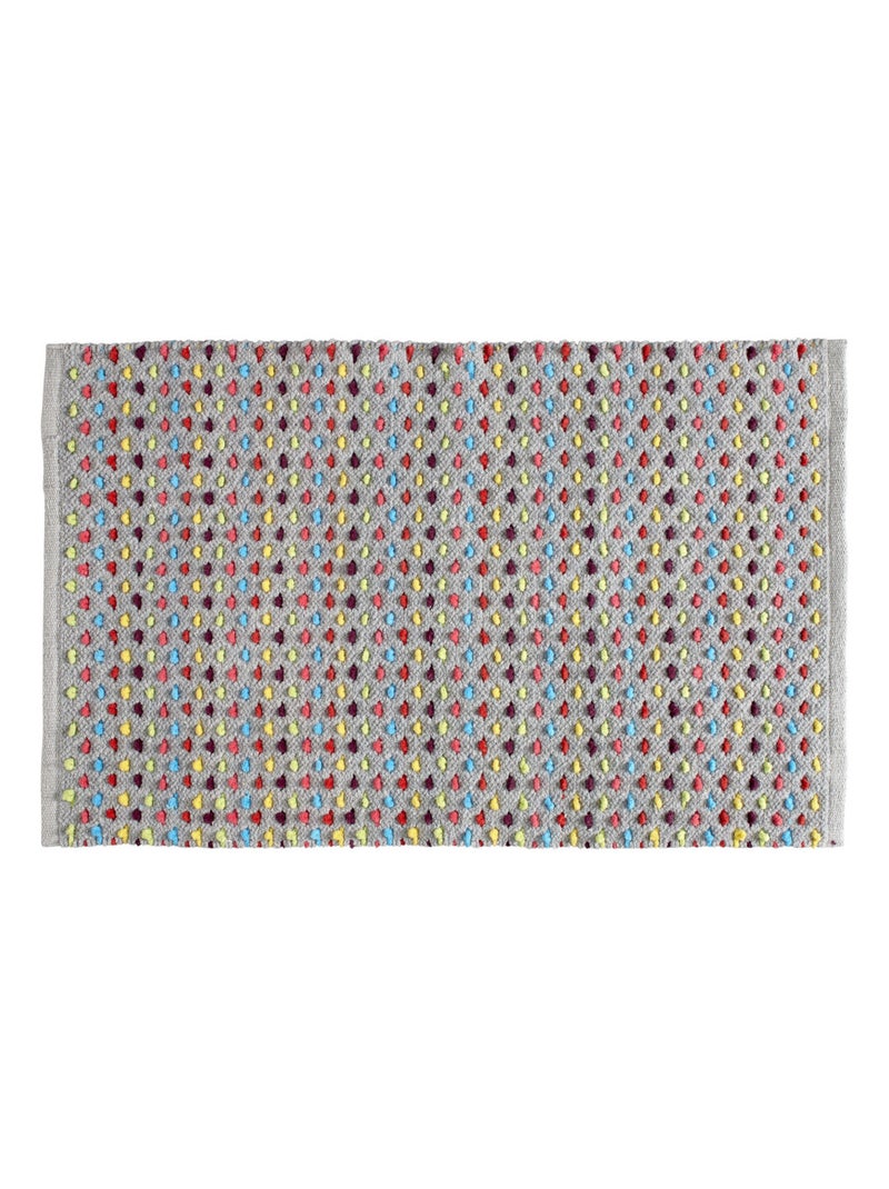 Guy Levasseur - Tapis de bain déco en coton chenille Gris - Kiabi