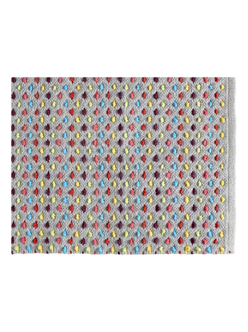 Guy Levasseur - Tapis de bain déco en coton chenille Gris - Kiabi