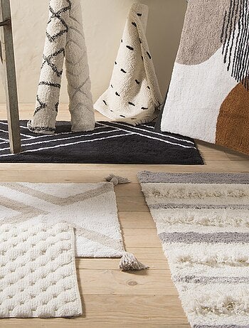 Guy Levasseur - Tapis de bain déco en coton tufté