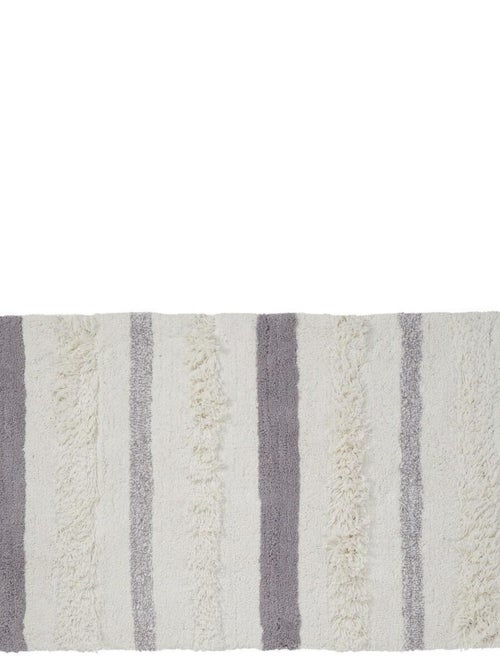 Guy Levasseur - Tapis de bain déco en coton tufté - Kiabi
