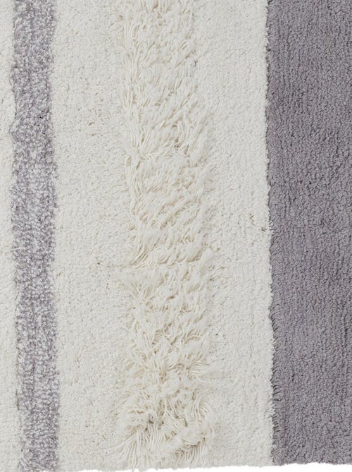Guy Levasseur - Tapis de bain déco en coton tufté - Kiabi