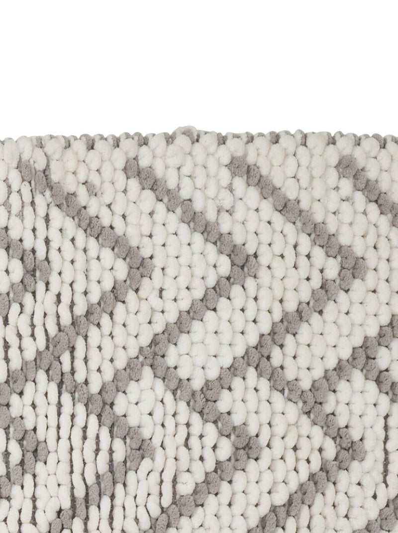 Guy Levasseur - Tapis de bain déco en polycoton Ecru - Kiabi