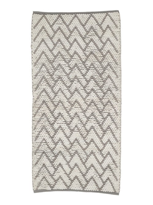 Guy Levasseur - Tapis de bain déco en polycoton - Kiabi