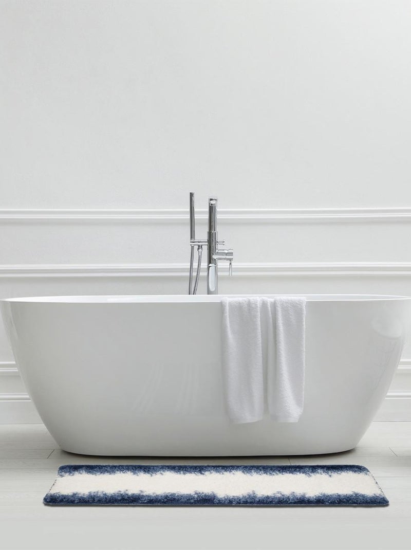 Guy Levasseur - Tapis de bain déco en polyester Bleu - Kiabi