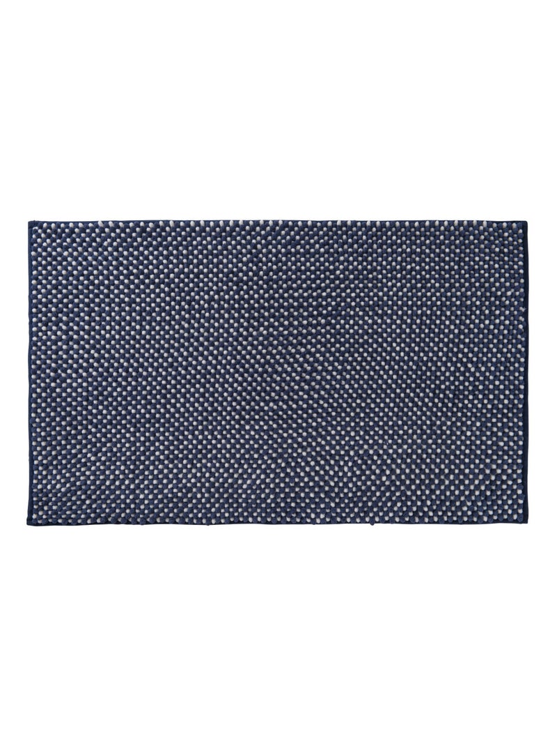 Guy Levasseur - Tapis de bain déco en polyester Bleu marine - Kiabi
